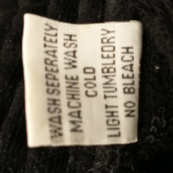 AIDA Turkish Cotton Black Wrap Robe Unisex Elton John Broadway Musical Chicago - Picture 10 of 14